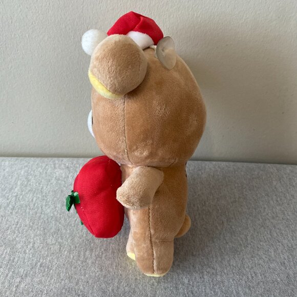 NWOT Rilakkuma Holiday Christmas Plush Toy with Hanging Suction Cup 9" - Picture 2 of 8